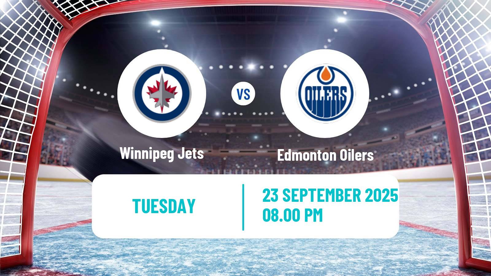 Hockey NHL Winnipeg Jets - Edmonton Oilers
