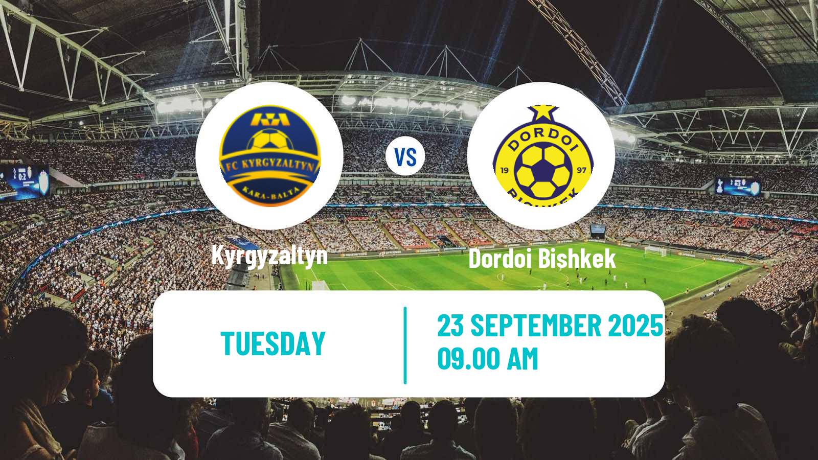 Soccer Kyrgyzstan Premier Liga Kyrgyzaltyn - Dordoi Bishkek