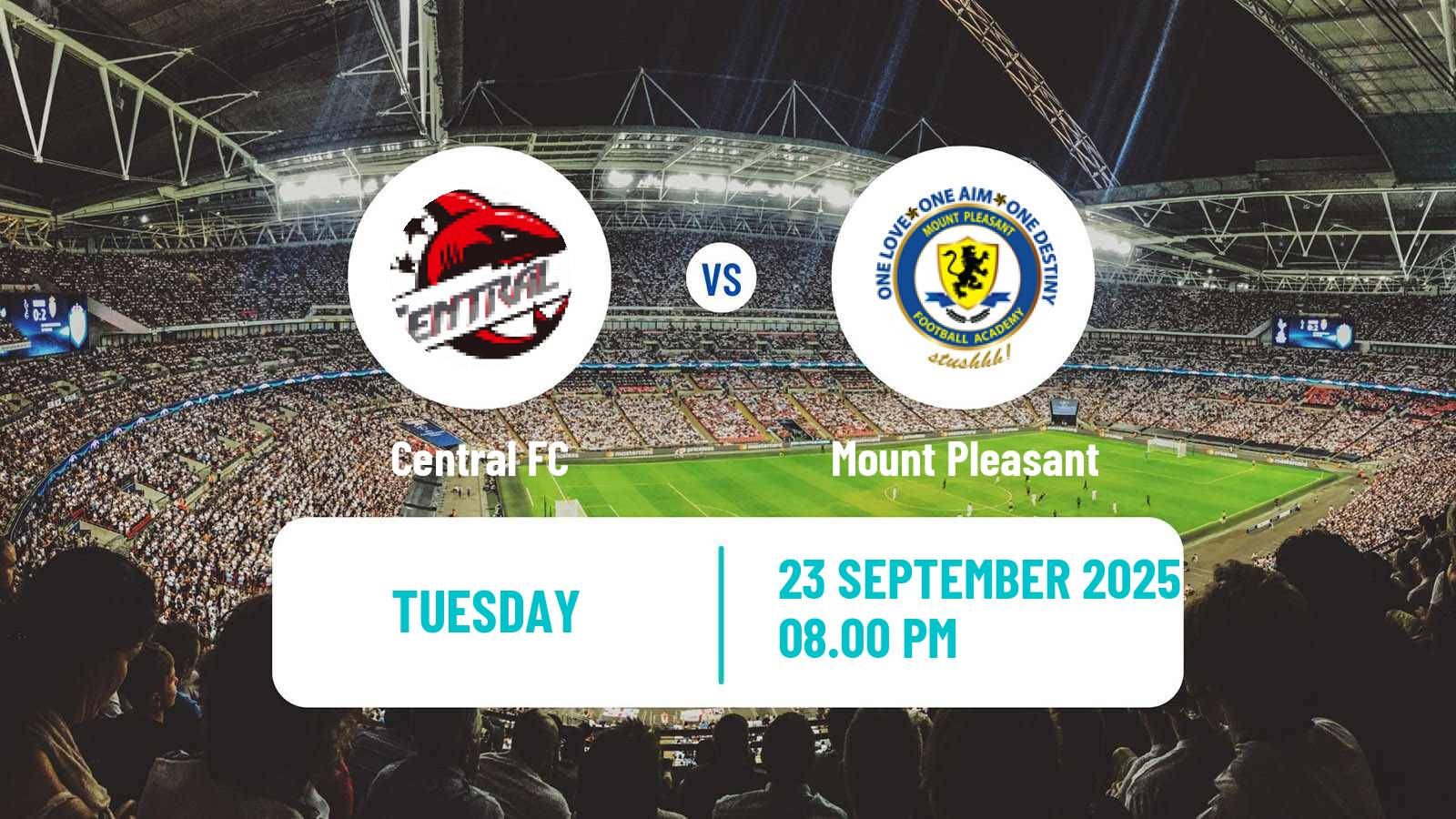 Soccer Caribbean Club Championship Central FC - Mount Pleasant