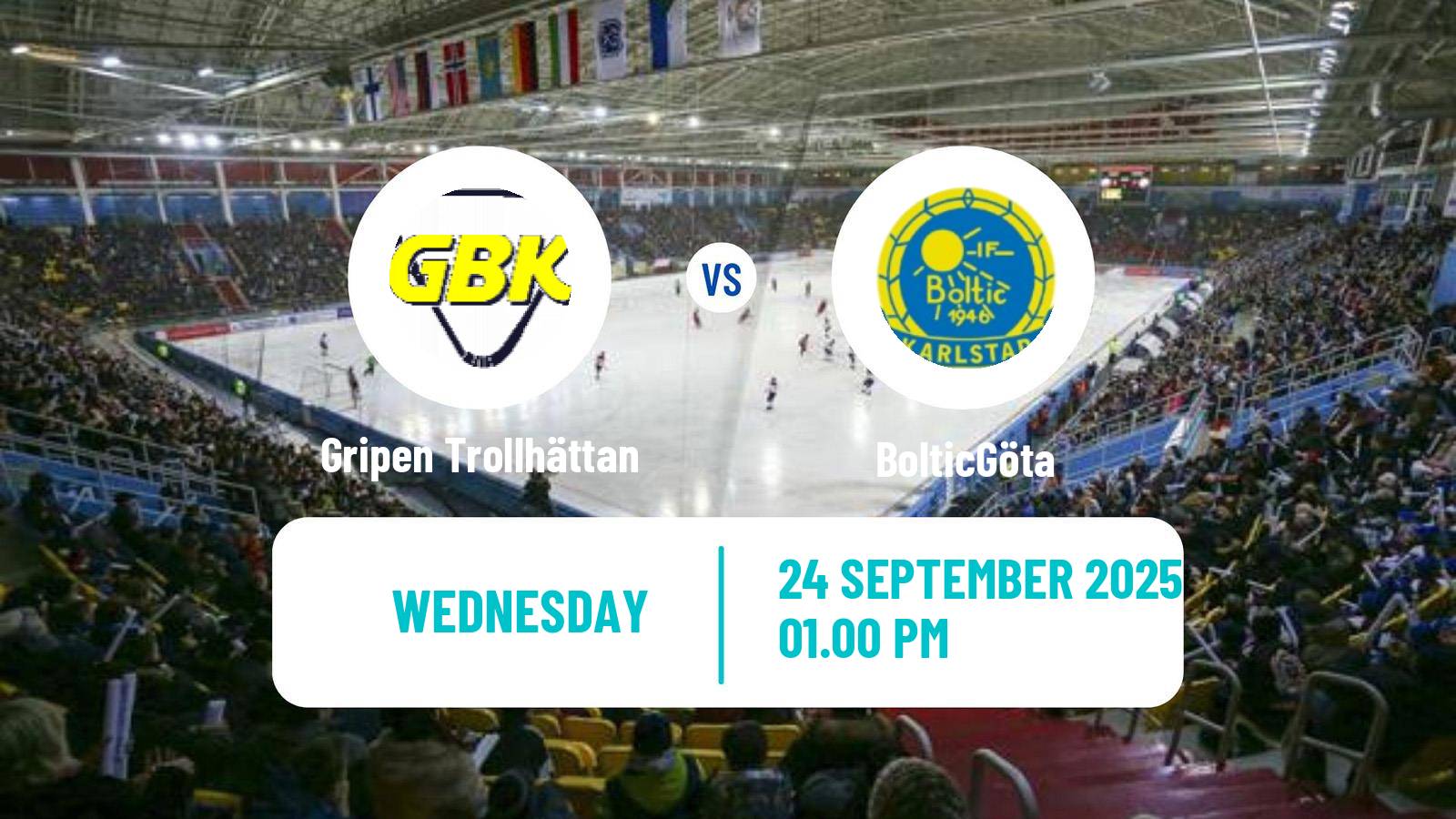 Bandy Svenska Cupen Bandy Gripen Trollhättan - BolticGöta