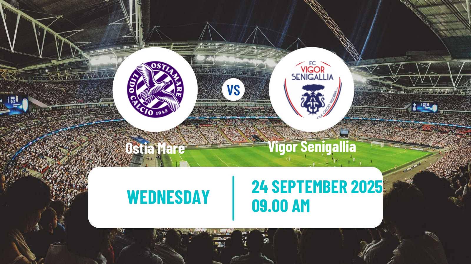 Soccer Italian Serie D - Group F Ostia Mare - Vigor Senigallia