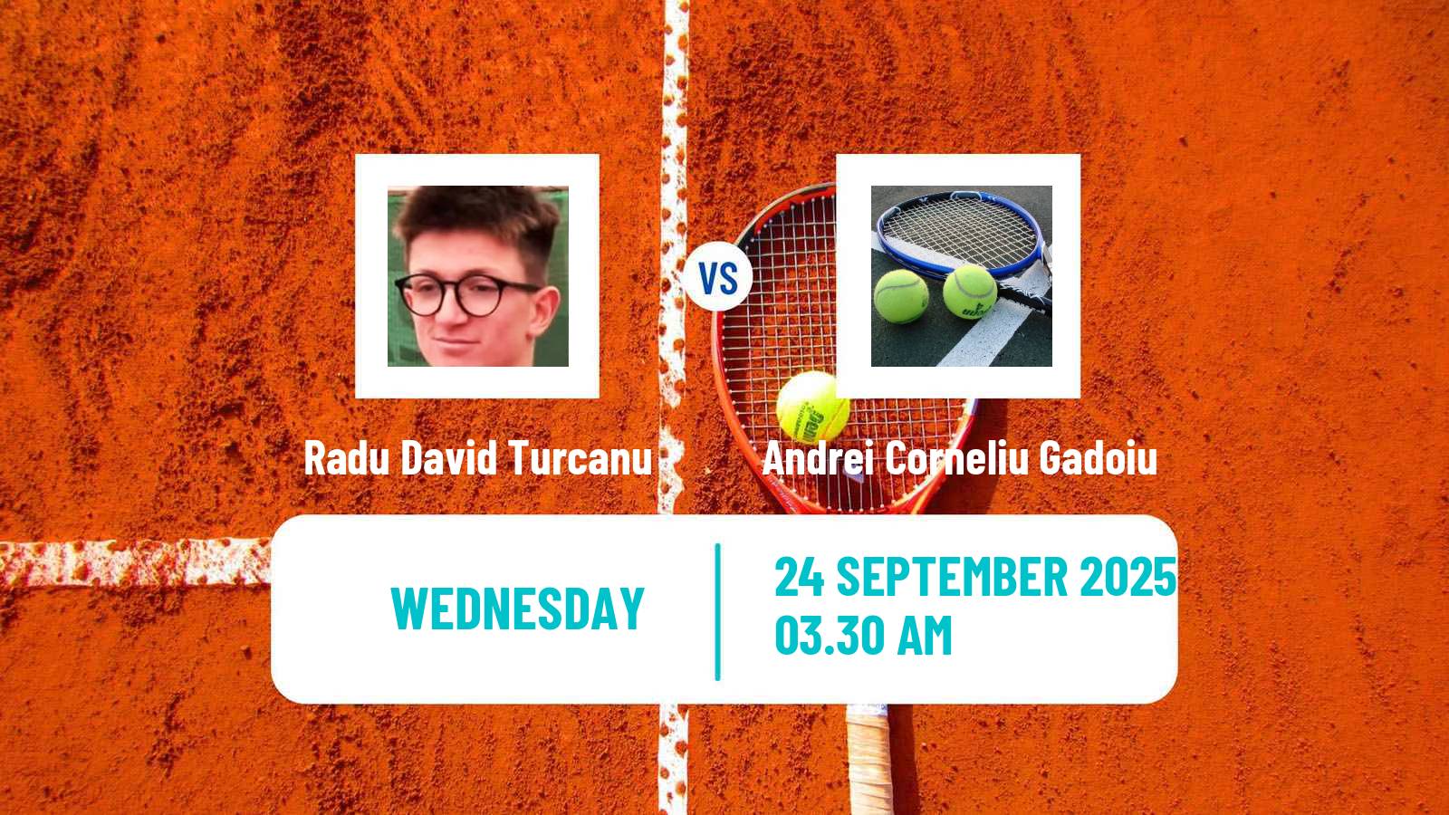 Tennis ITF M15 Otopeni Men Radu David Turcanu - Andrei Corneliu Gadoiu