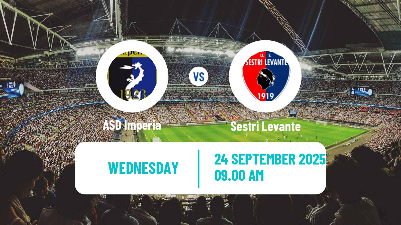 Soccer Italian Serie D - Group A Imperia - Sestri Levante