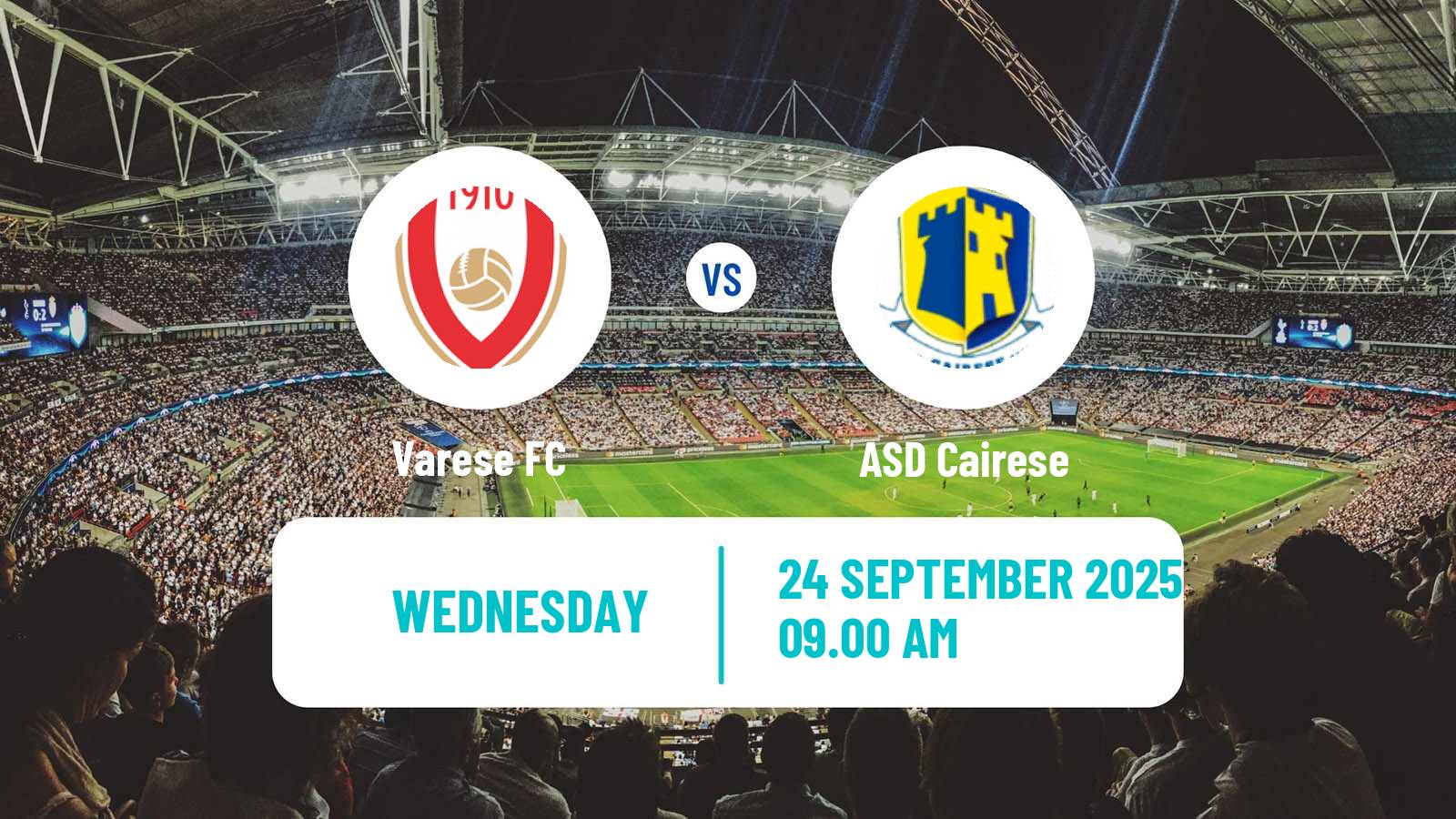Soccer Italian Serie D - Group A Varese - Cairese