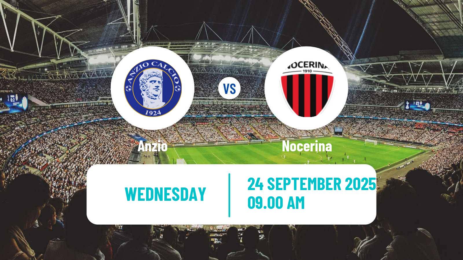 Soccer Italian Serie D - Group G Anzio - Nocerina