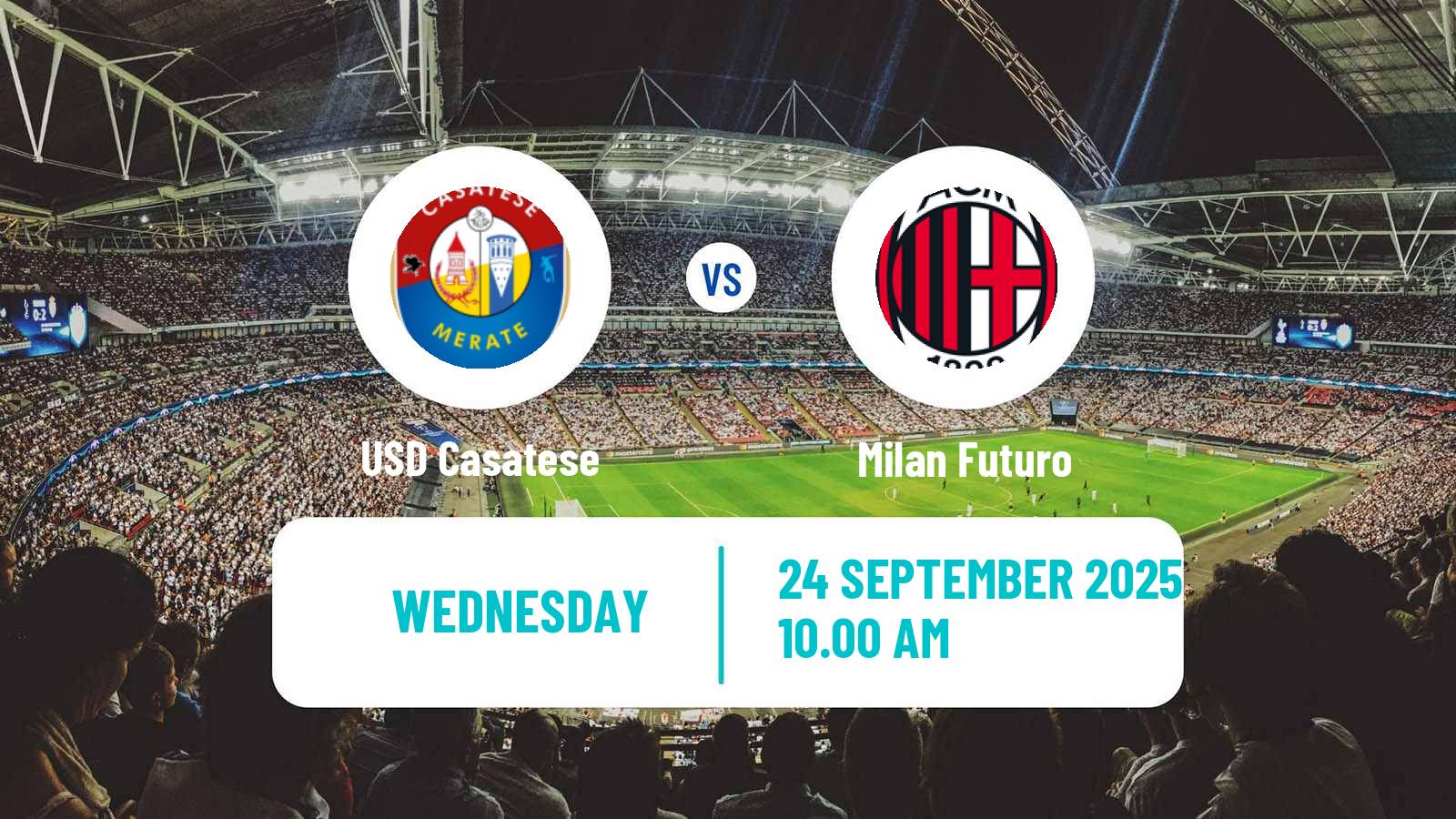 Soccer Italian Serie D - Group B Casatese - Milan Futuro
