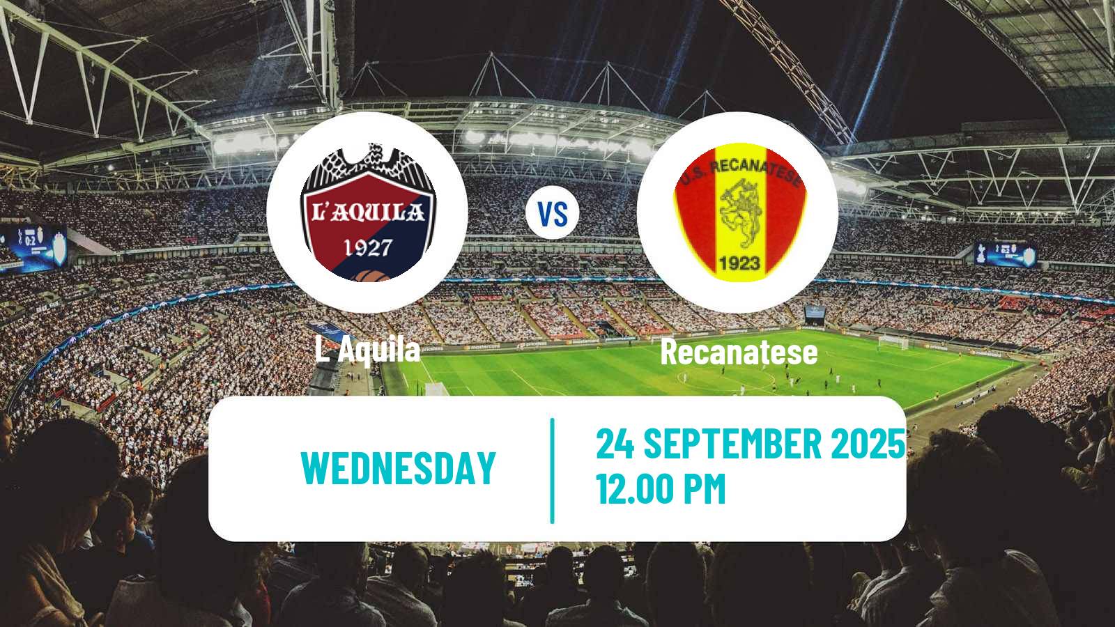 Soccer Italian Serie D - Group F L Aquila - Recanatese