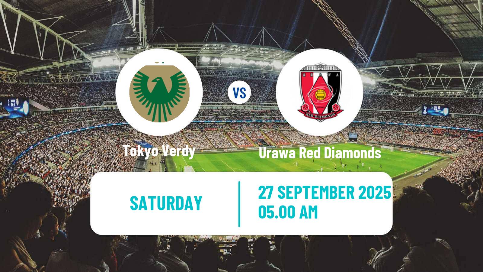 Soccer Japan J1 League Tokyo Verdy - Urawa Red Diamonds
