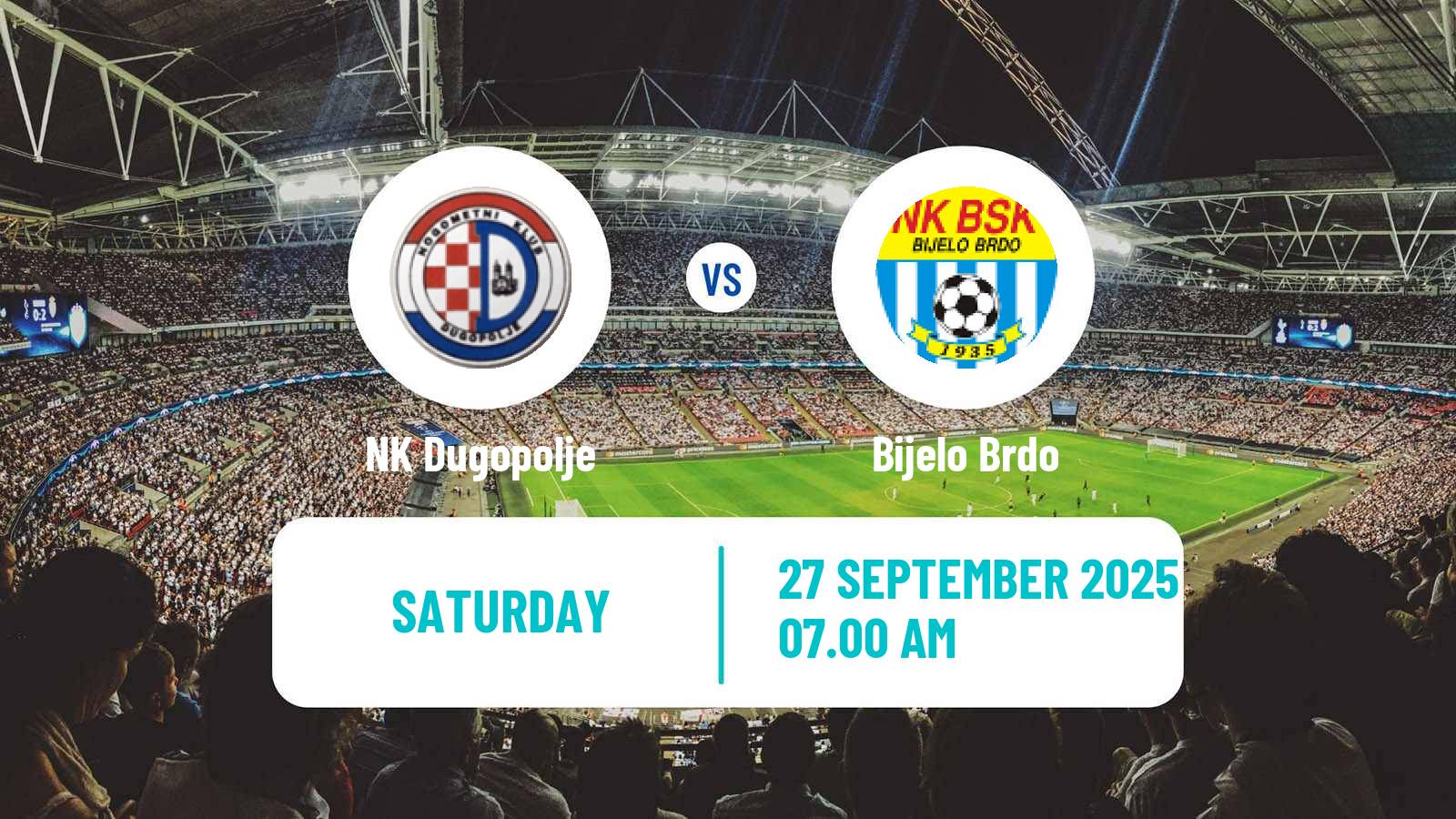 Soccer Croatian Prva NL Dugopolje - Bijelo Brdo