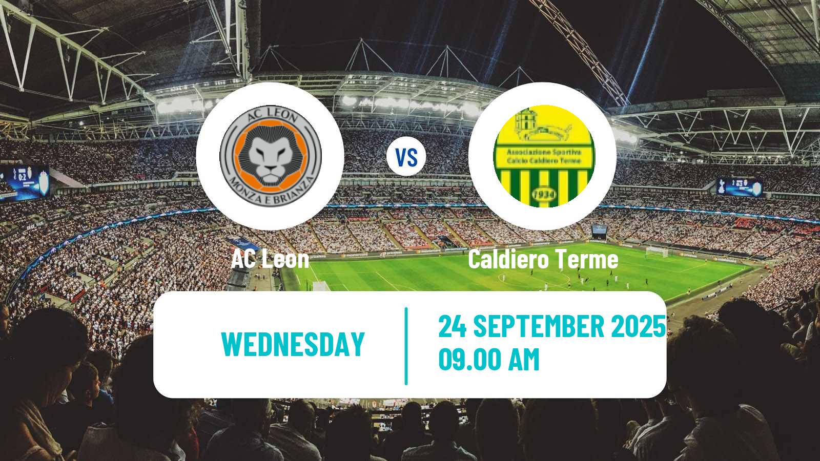 Soccer Italian Serie D - Group B Leon - Caldiero Terme