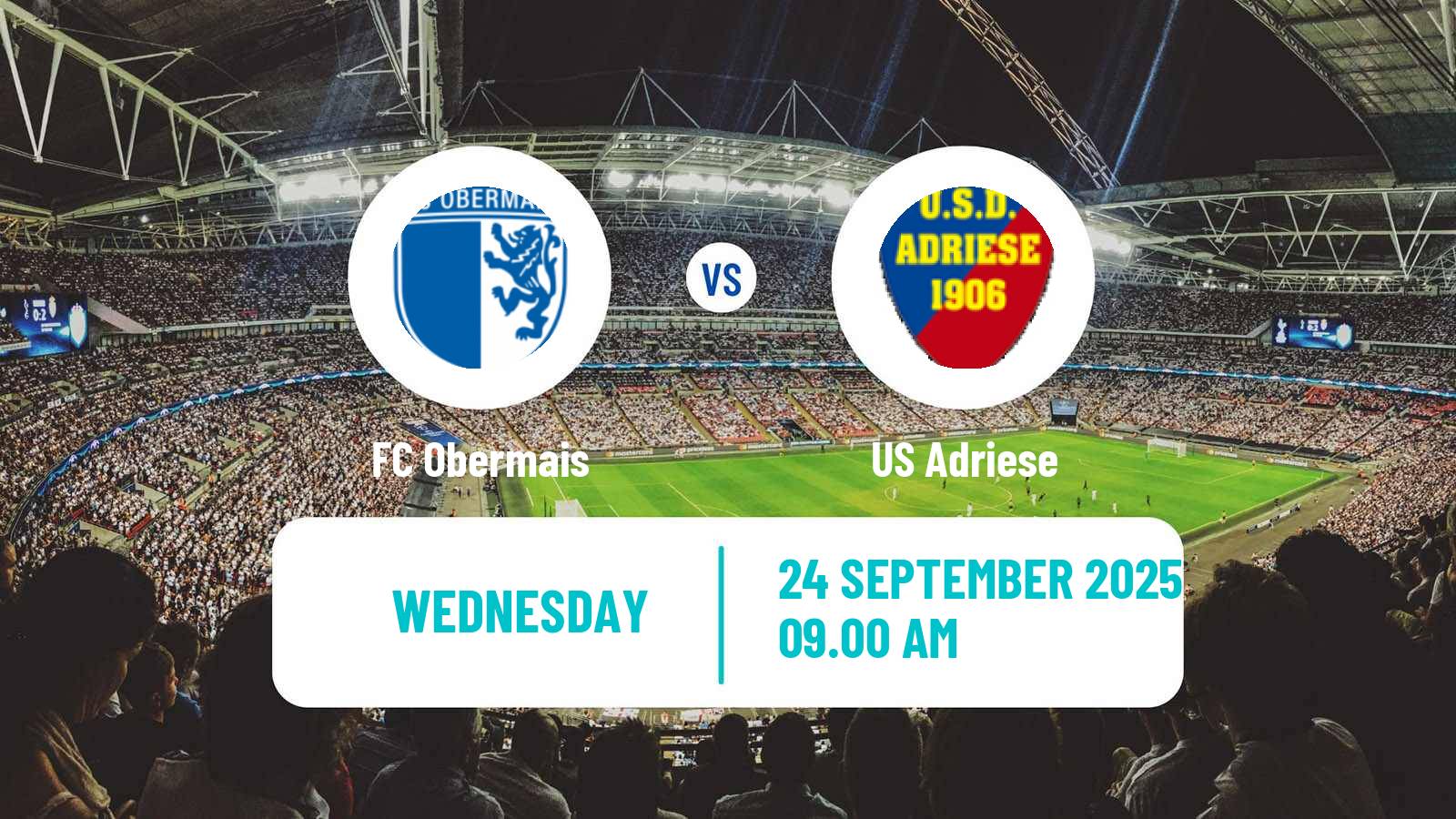 Soccer Italian Serie D - Group C Obermais - Adriese