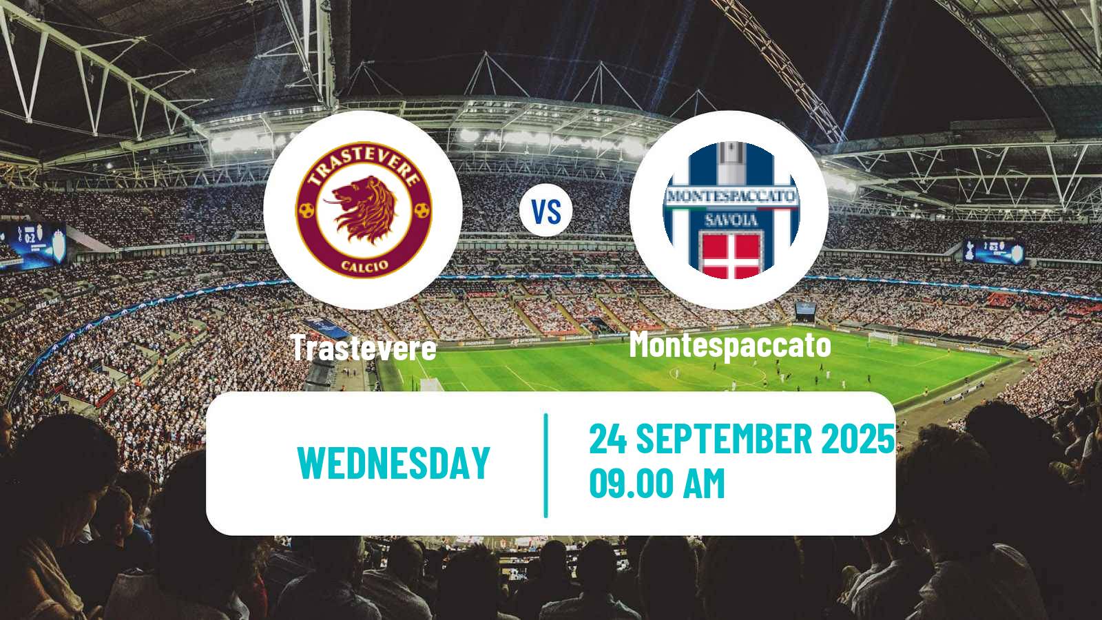 Soccer Italian Serie D - Group G Trastevere - Montespaccato