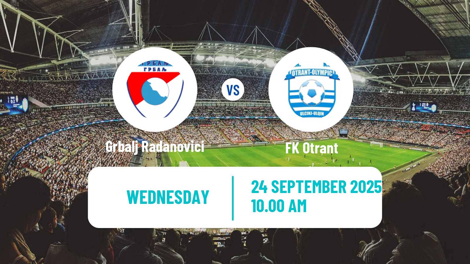 Soccer Montenegrin Druga Liga Grbalj Radanovici - Otrant