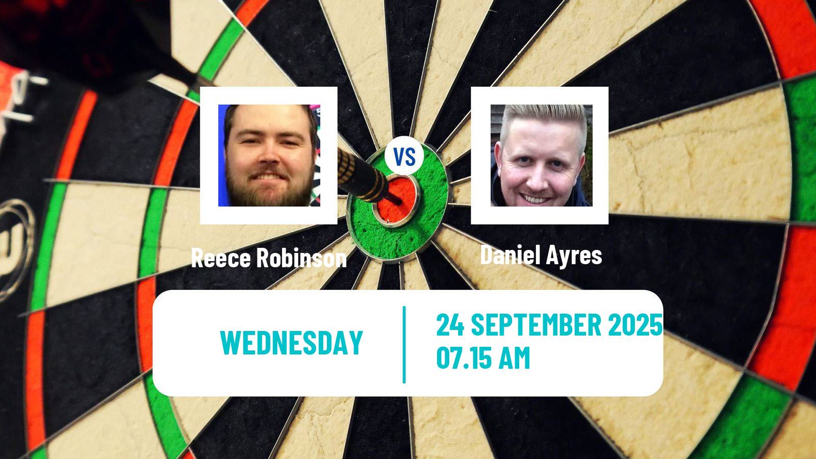 Darts Modus Super Series Reece Robinson - Daniel Ayres