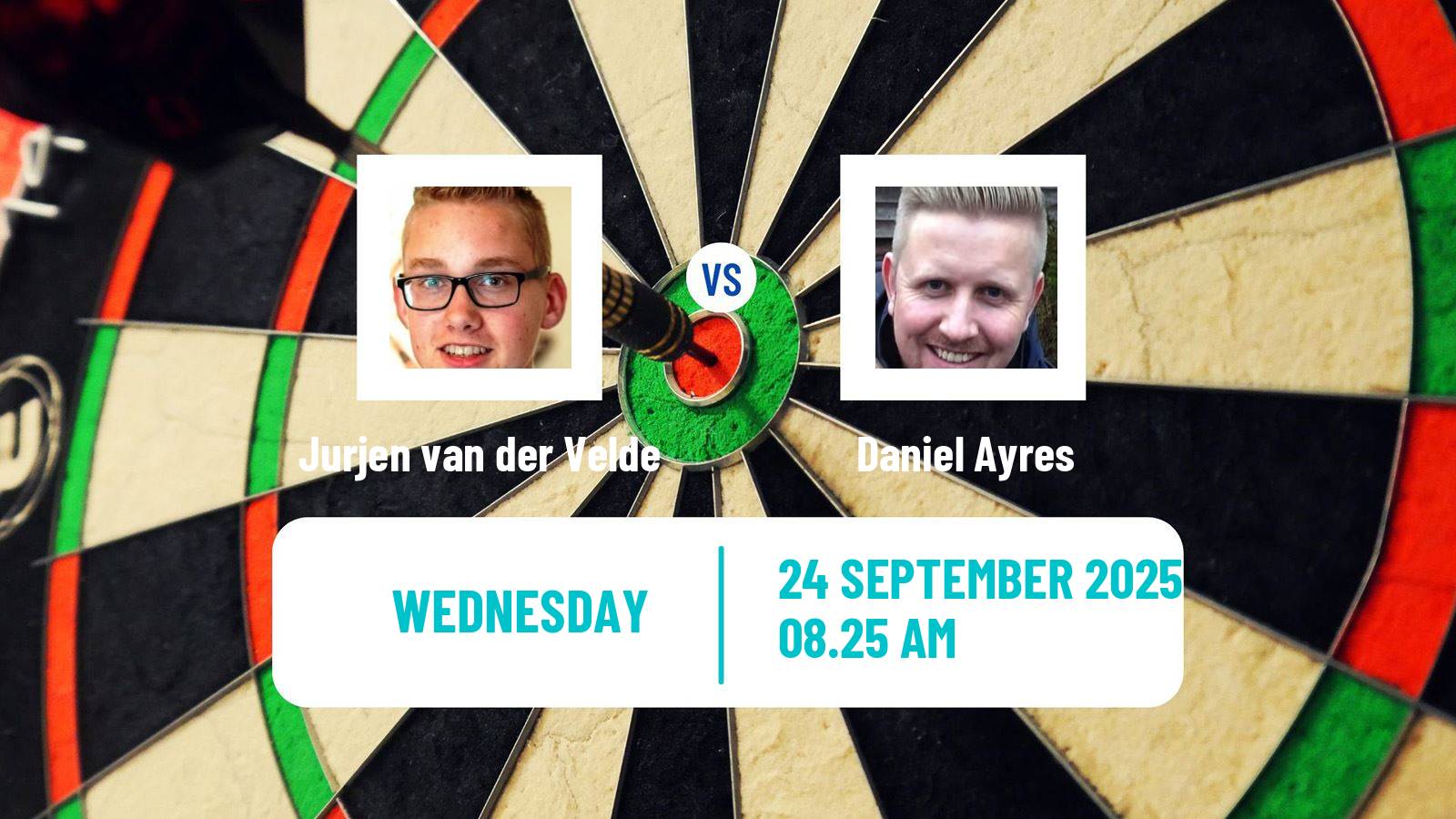 Darts Modus Super Series Jurjen van der Velde - Daniel Ayres