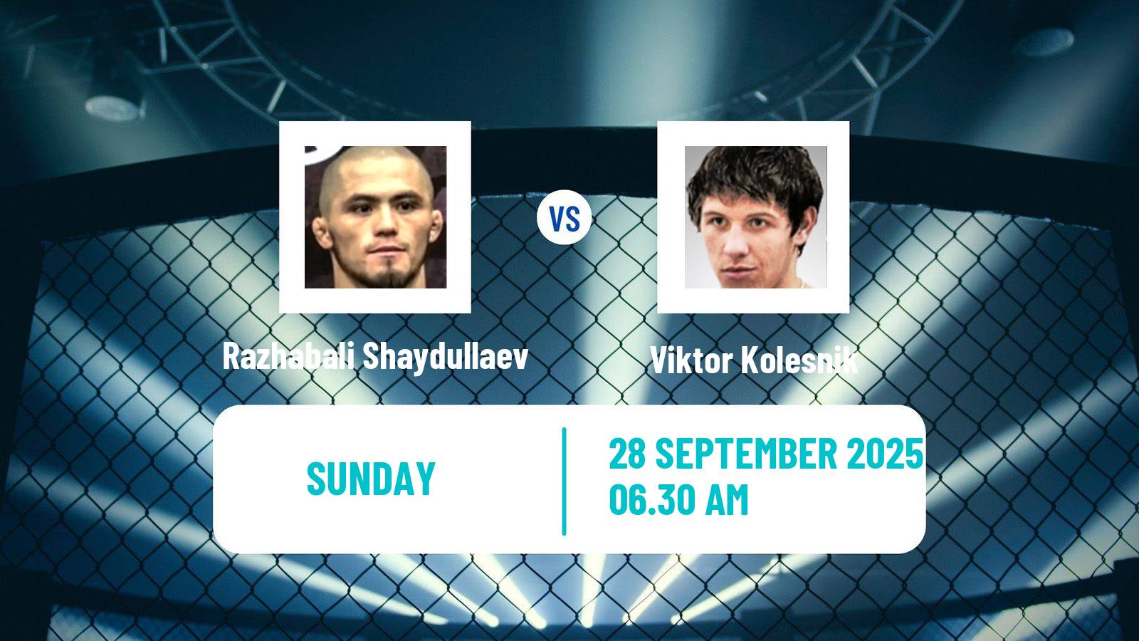MMA Featherweight Rizin Men Razhabali Shaydullaev - Viktor Kolesnik