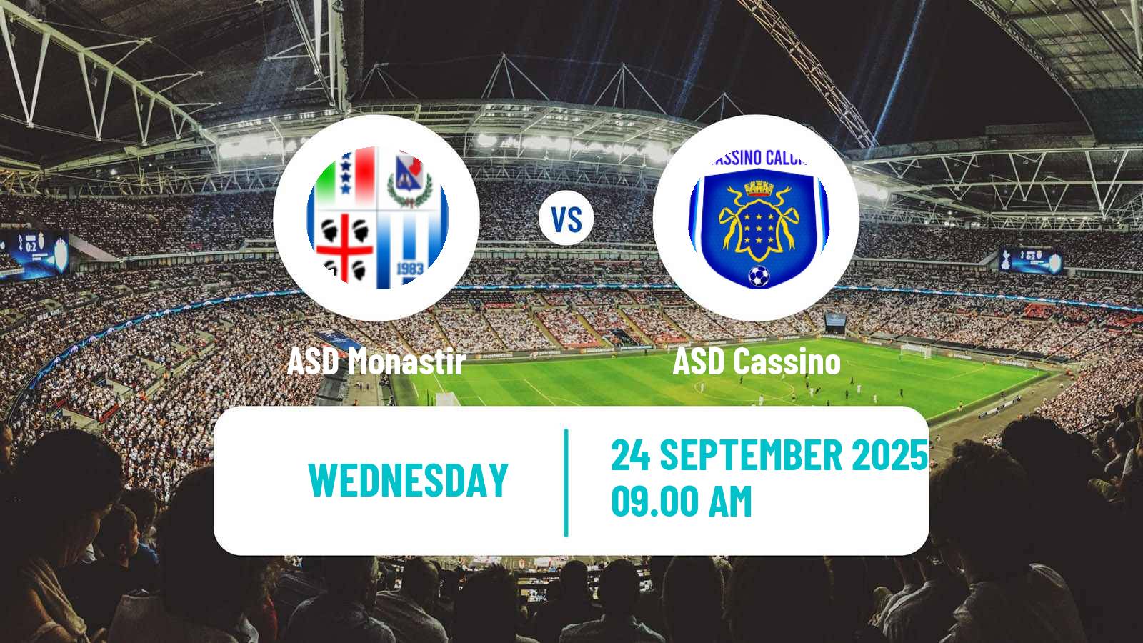 Soccer Italian Serie D - Group G Monastir - Cassino