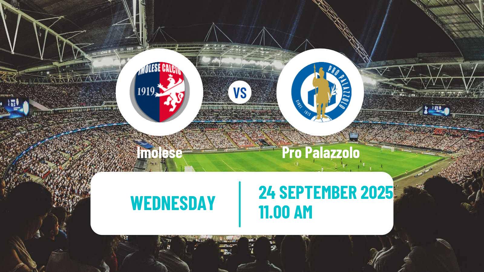 Soccer Italian Serie D - Group D Imolese - Pro Palazzolo