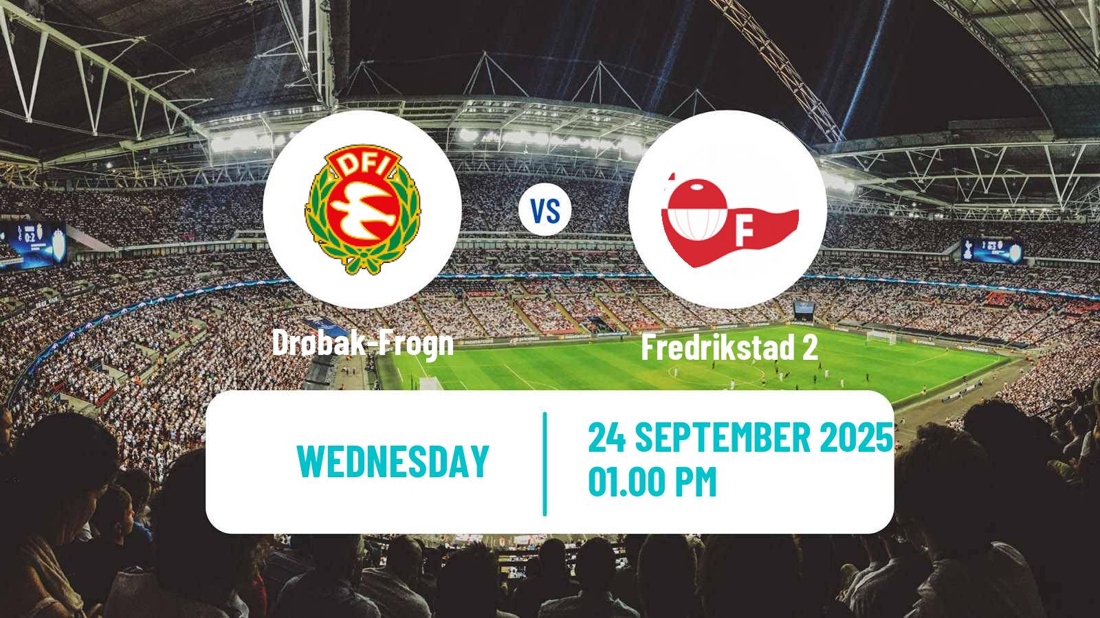 Soccer Norwegian Division 3 - Group 6 Drøbak-Frogn - Fredrikstad 2