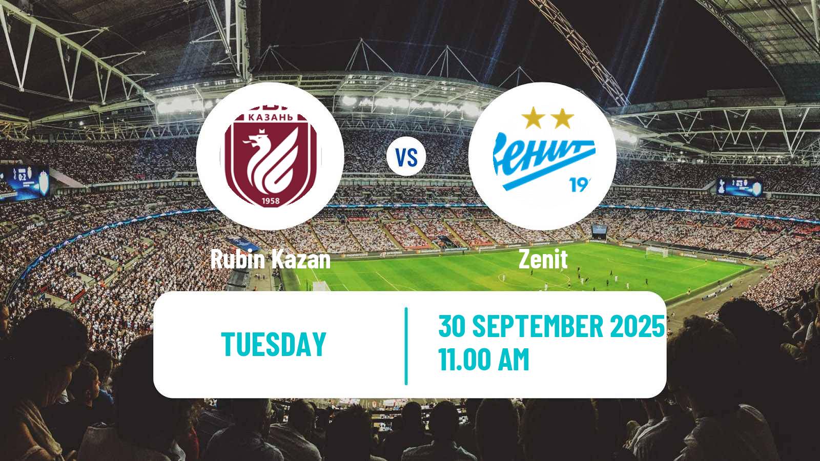 Soccer Russian Cup Rubin Kazan - Zenit