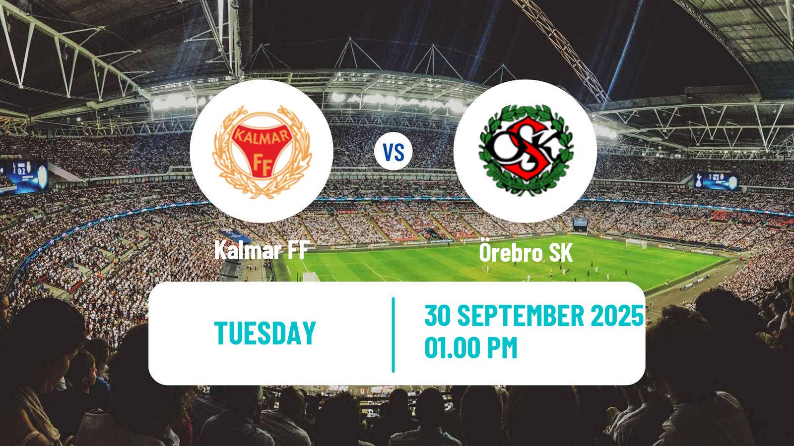Soccer Swedish Superettan Kalmar - Örebro