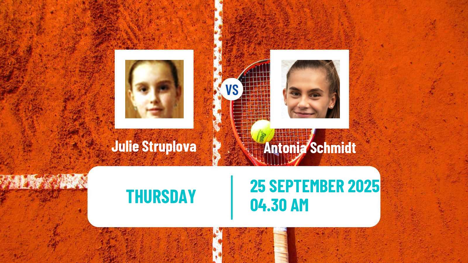 Tennis ITF W35 Santa Margherita Di Pula 8 Women Julie Struplova - Antonia Schmidt