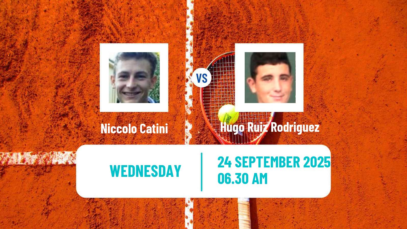 Tennis ITF M15 Otopeni Men Niccolo Catini - Hugo Ruiz Rodriguez