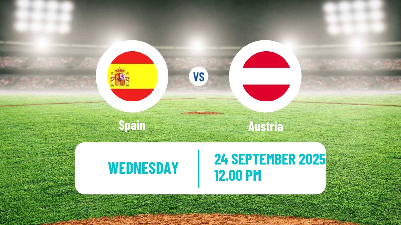 Baseball European Championship Baseball Spain - Austria