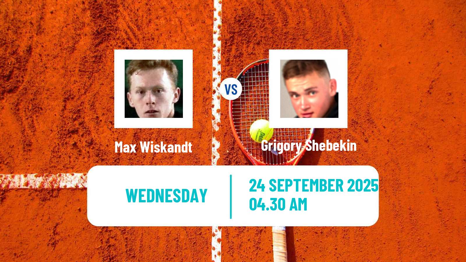 Tennis ITF M15 Kayseri 8 Men Max Wiskandt - Grigory Shebekin
