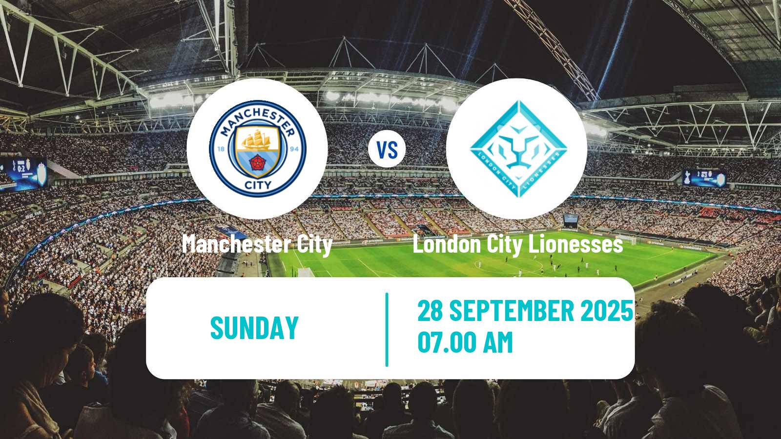 Soccer English WSL Manchester City - London City Lionesses