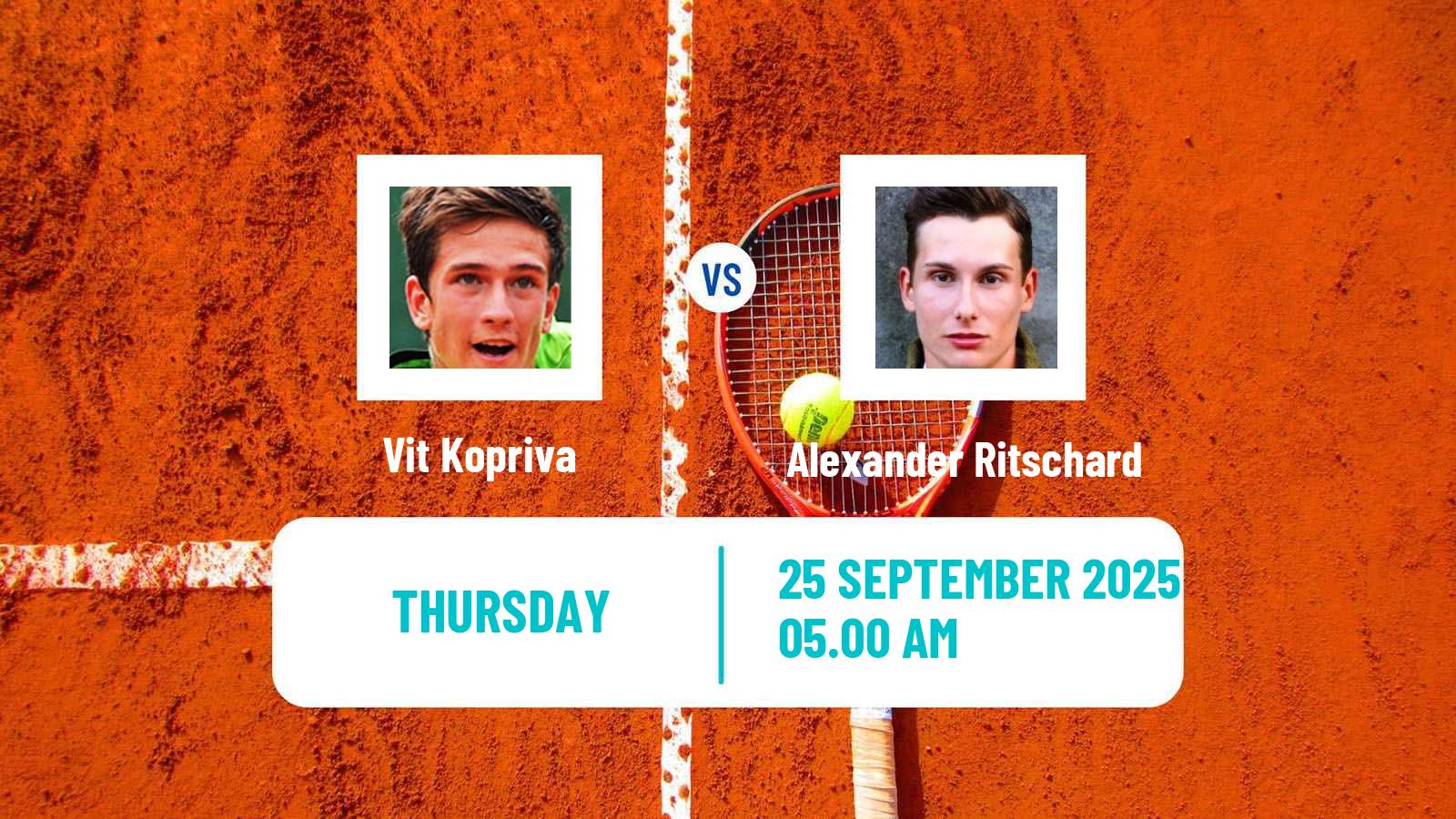 Tennis Lisbon Challenger Men Vit Kopriva - Alexander Ritschard