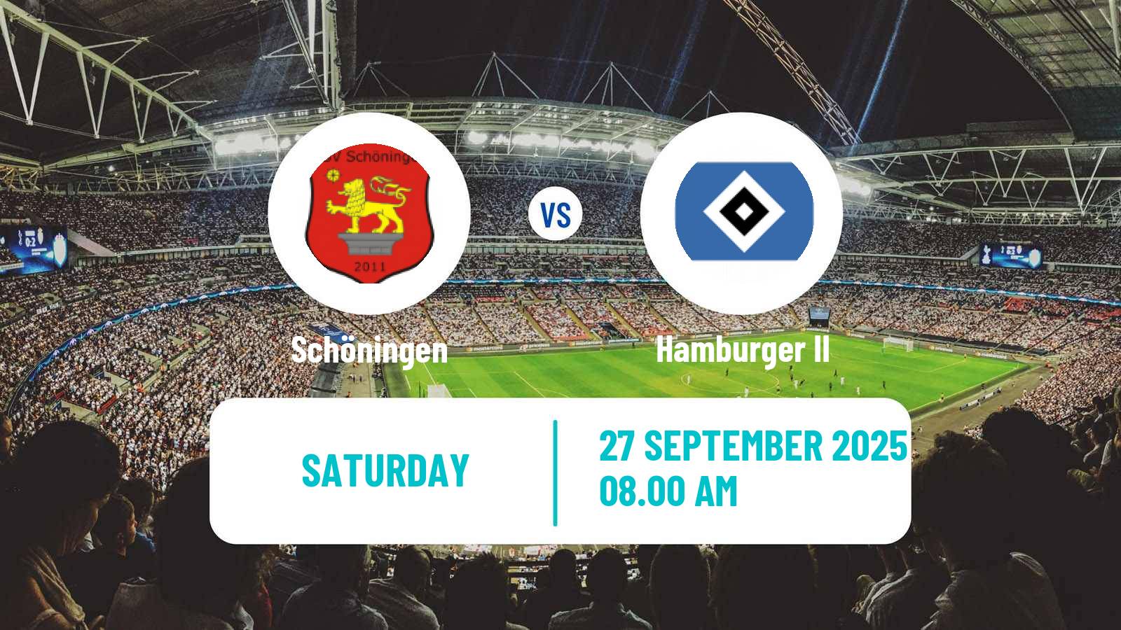 Soccer German Regionalliga North Schöningen - Hamburger II