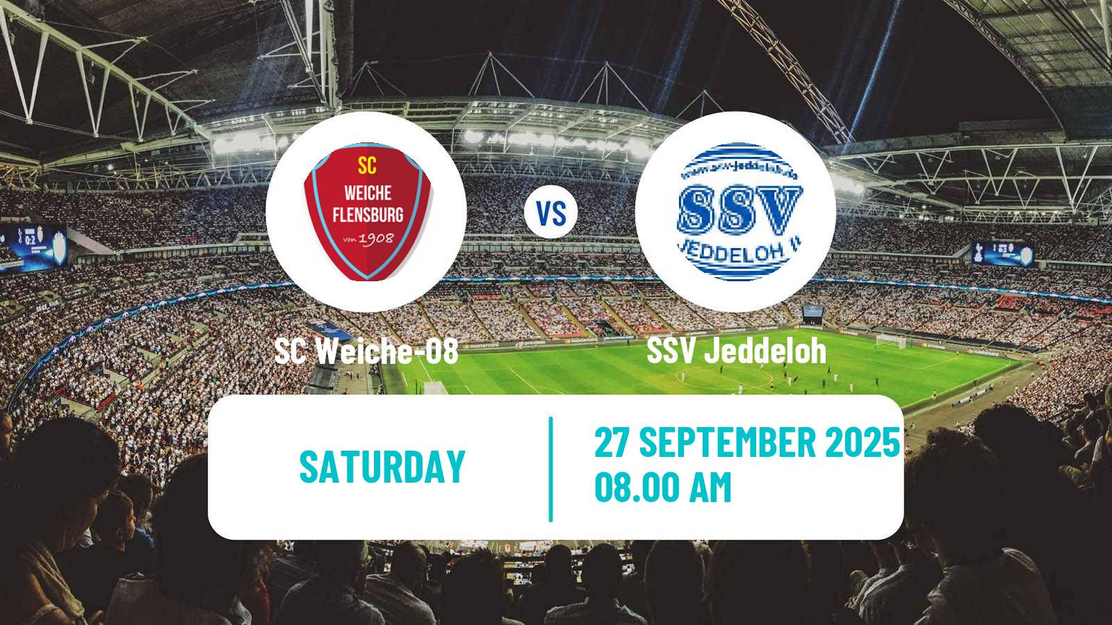 Soccer German Regionalliga North SC Weiche-08 - Jeddeloh