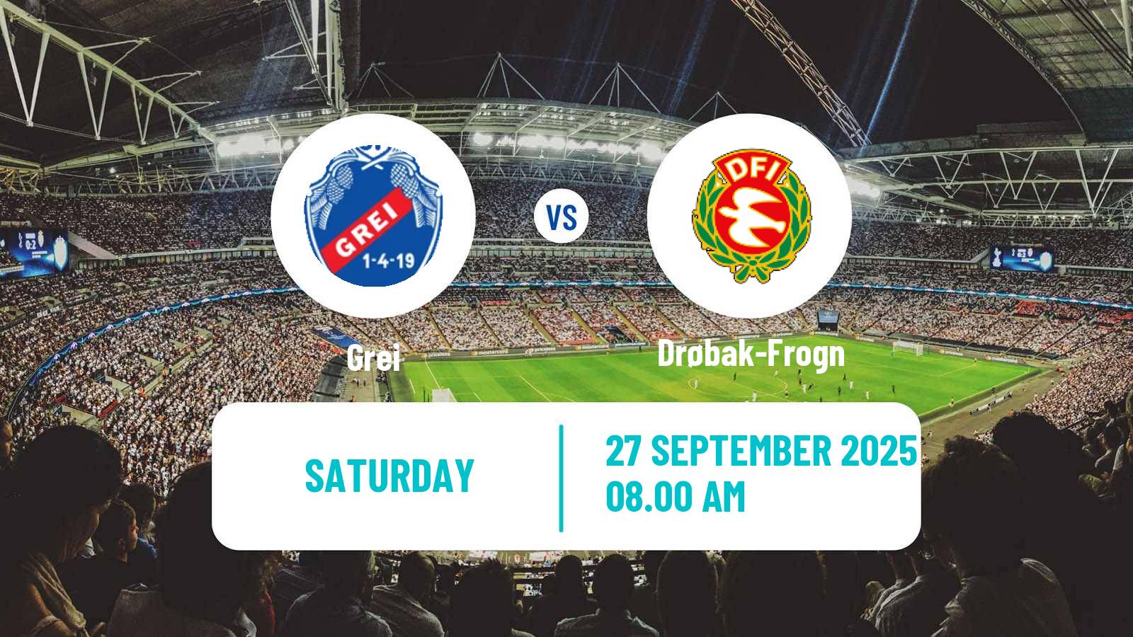 Soccer Norwegian Division 3 - Group 6 Grei - Drøbak-Frogn