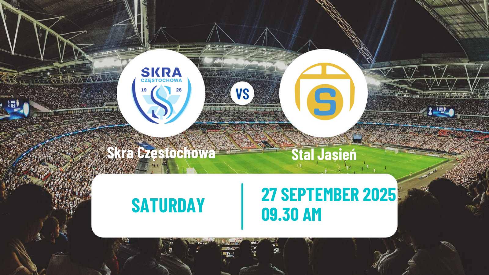 Soccer Polish Division 3 - Group III Skra Częstochowa - Stal Jasień