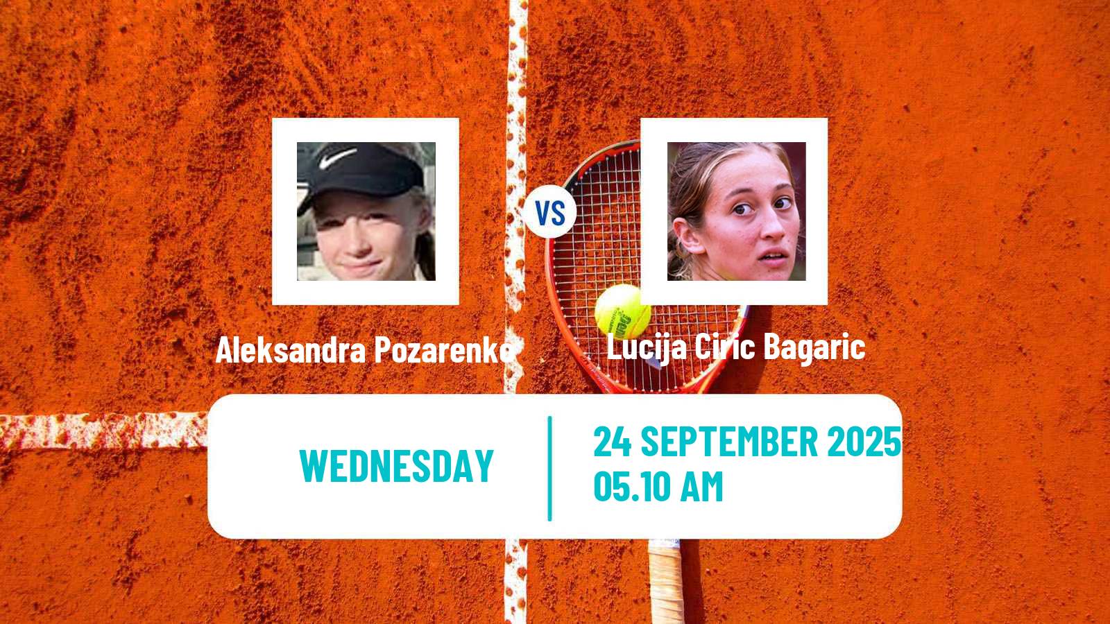 Tennis ITF W35 Reus Women Aleksandra Pozarenko - Lucija Ciric Bagaric