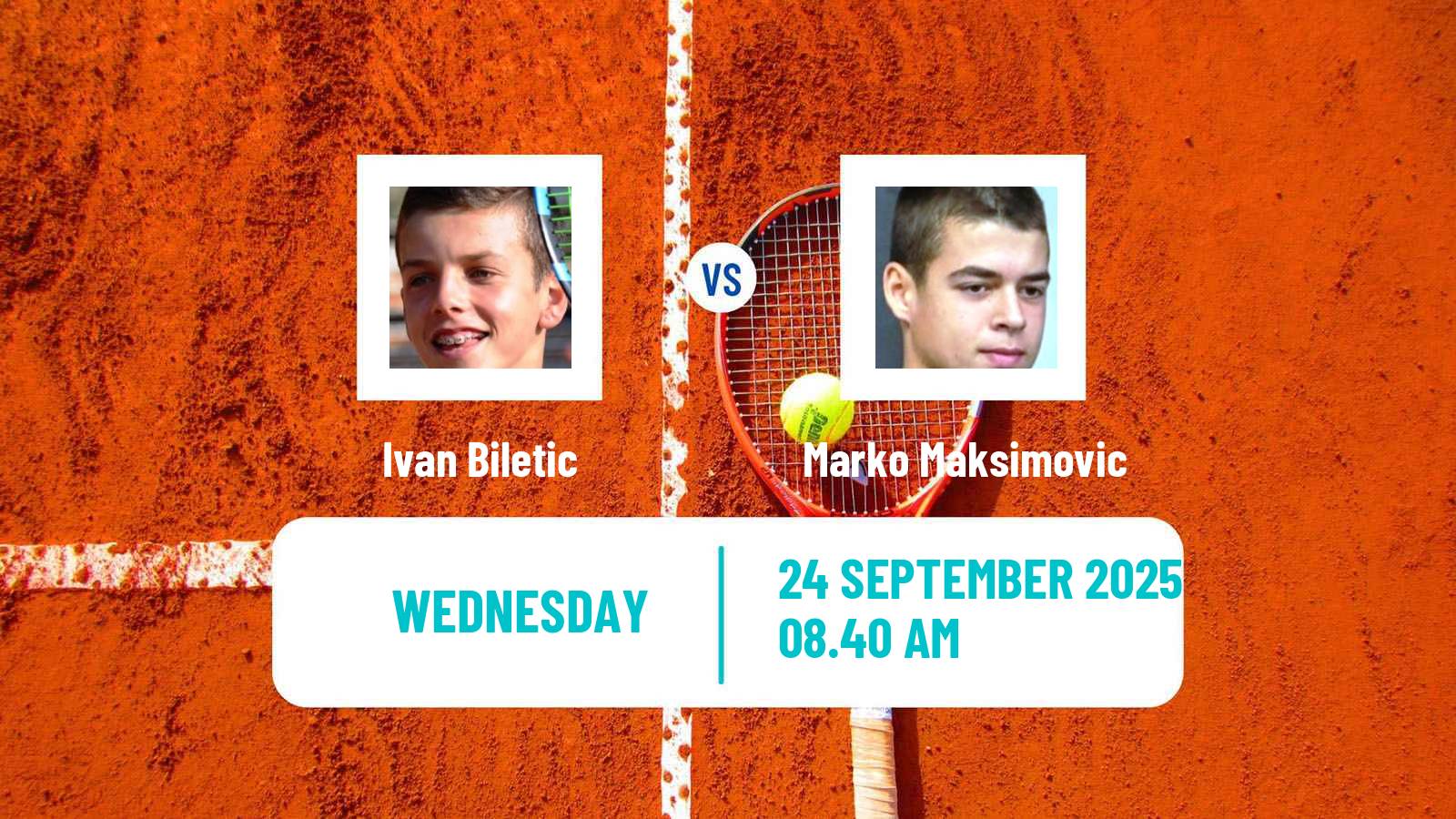 Tennis ITF M25 ZlatIBOr Men Ivan Biletic - Marko Maksimovic