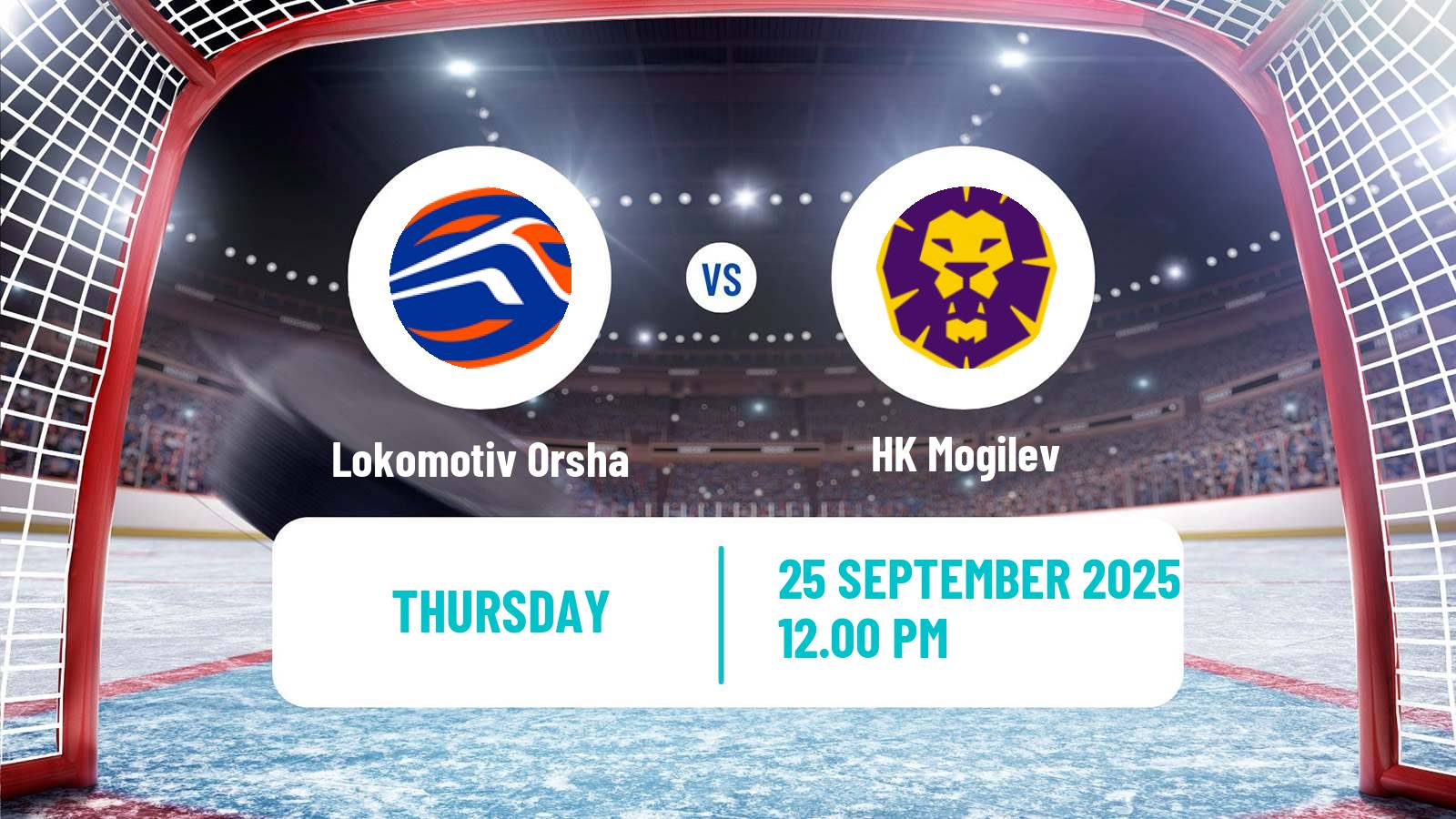 Hockey Belarusian Extraleague Lokomotiv Orsha - Mogilev