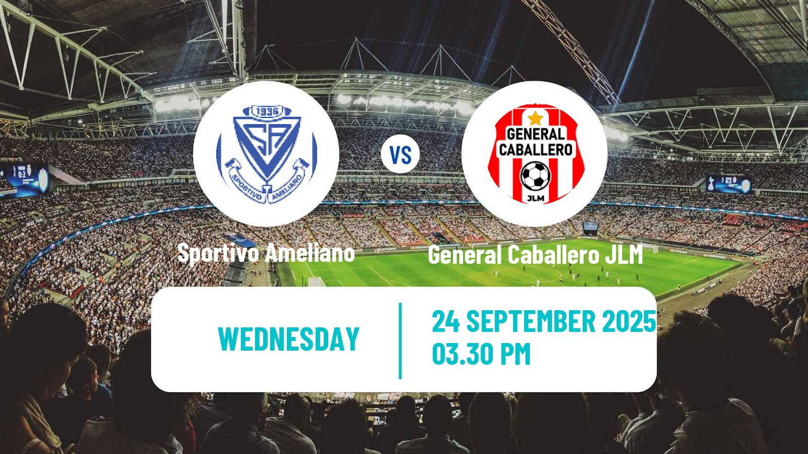Soccer Copa Paraguay Sportivo Ameliano - General Caballero JLM