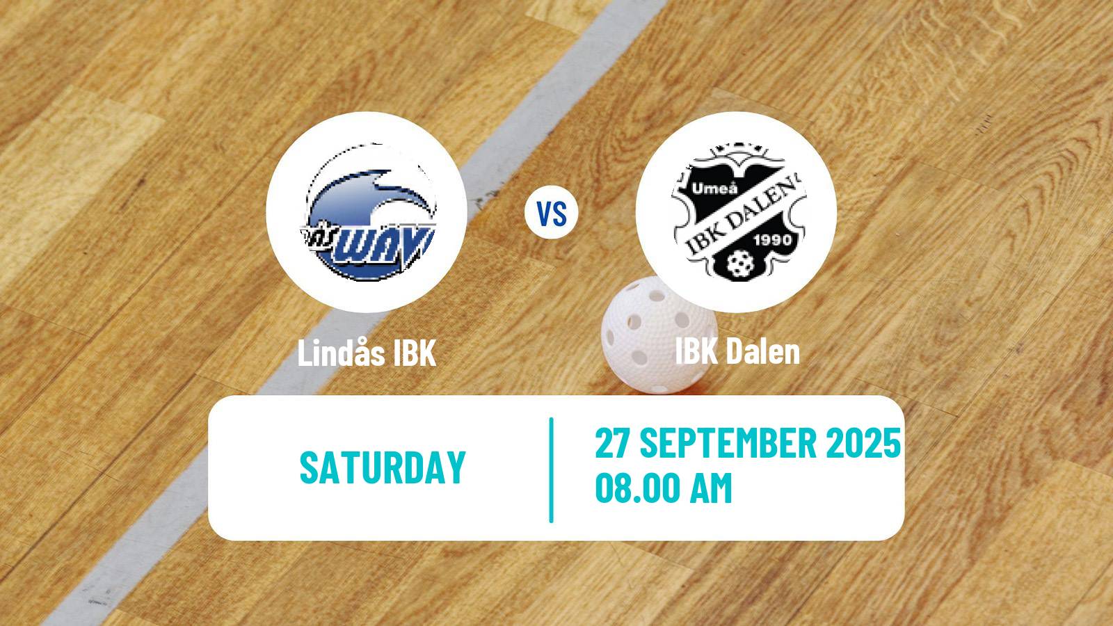 Floorball Swedish Allsvenskan Floorball Lindås IBK - Dalen