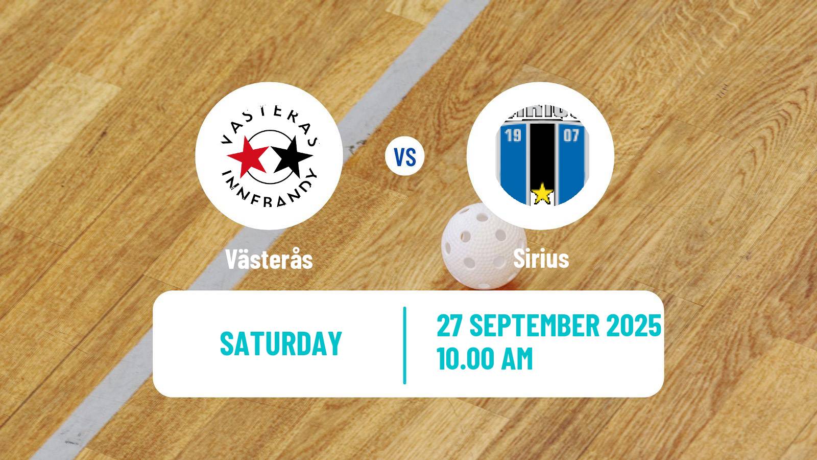 Floorball Swedish Allsvenskan Floorball Västerås - Sirius