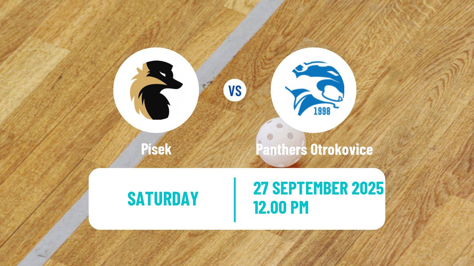 Floorball Czech 1 Liga Floorball Písek - Panthers Otrokovice