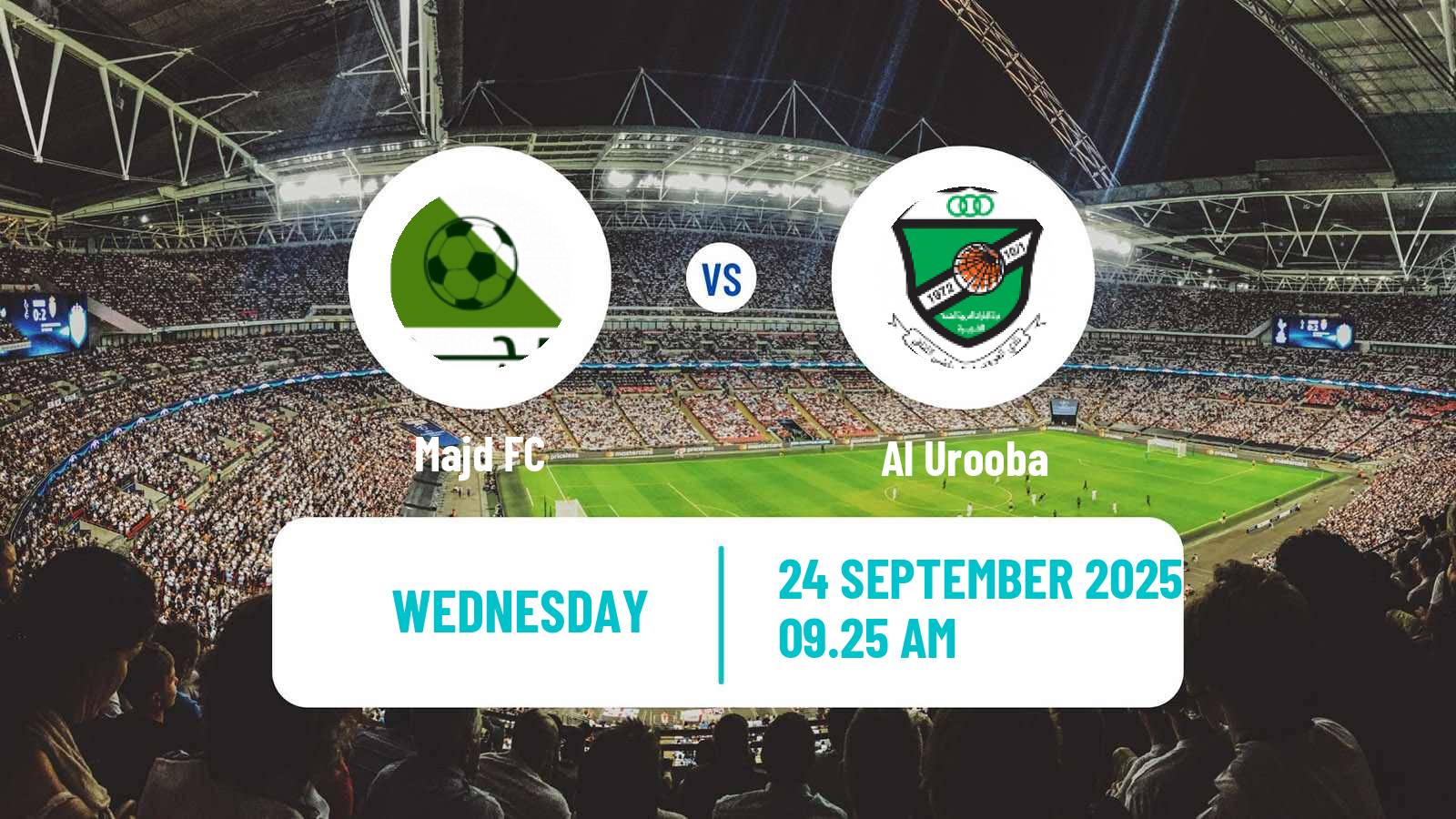 Soccer UAE Presidents Cup Majd - Al Urooba