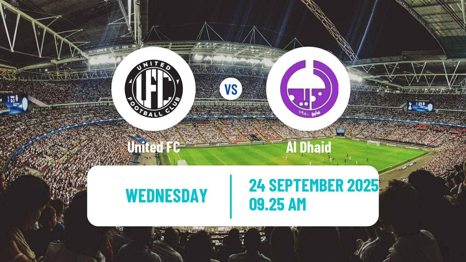 Soccer UAE Presidents Cup United FC - Al Dhaid