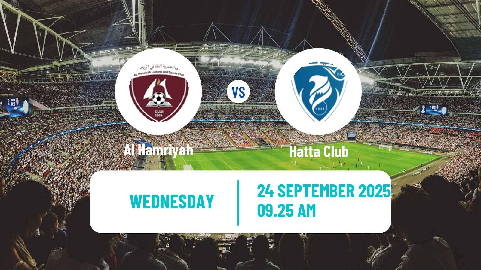 Soccer UAE Presidents Cup Al Hamriyah - Hatta