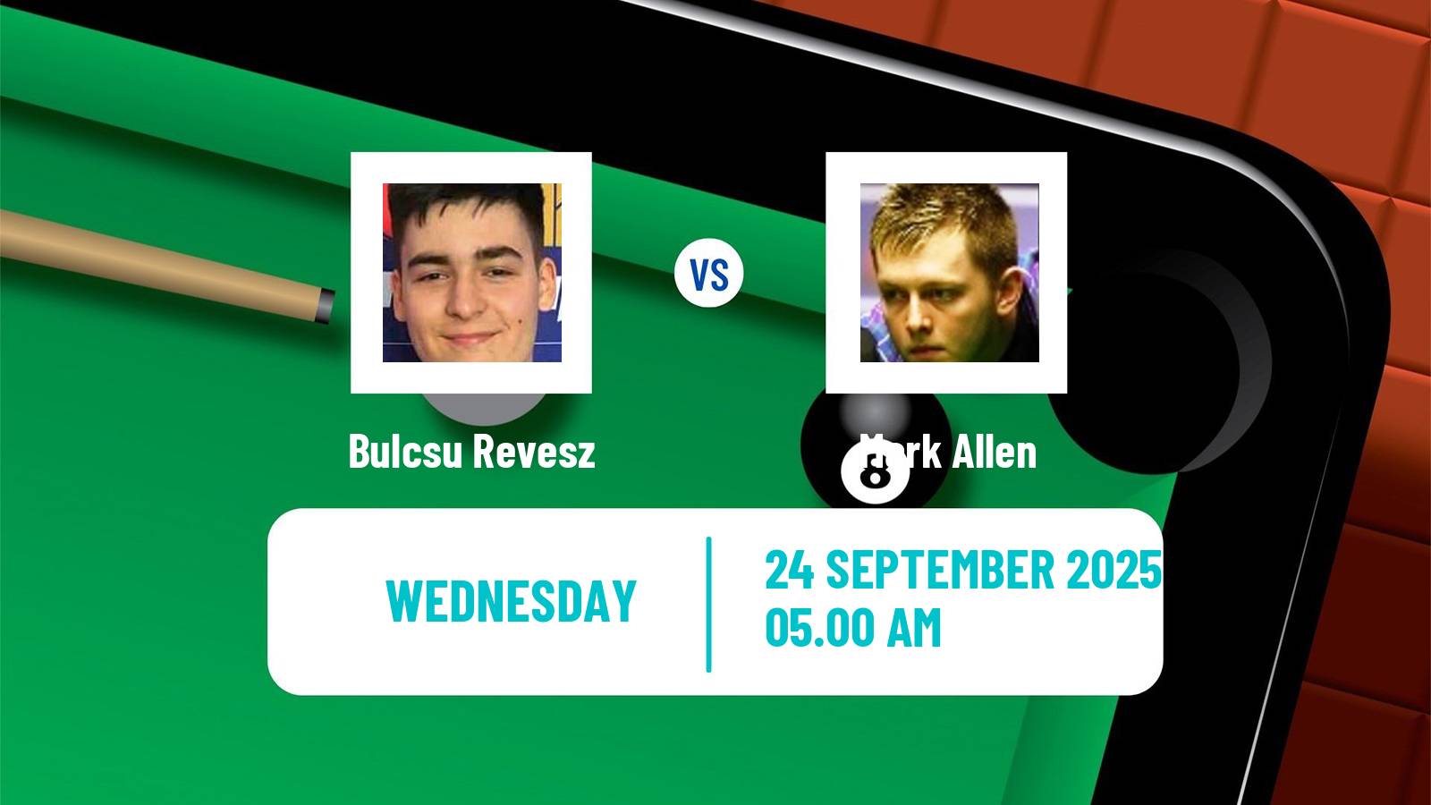 Snooker British Open Bulcsu Revesz - Mark Allen