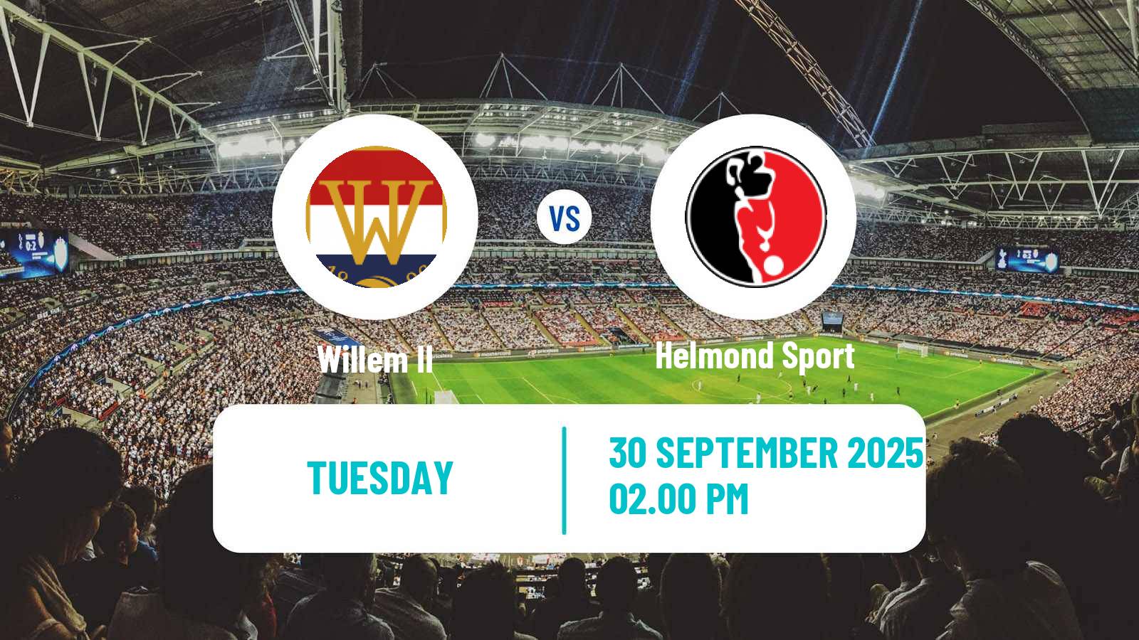 Soccer Dutch Eerste Divisie Willem II - Helmond Sport