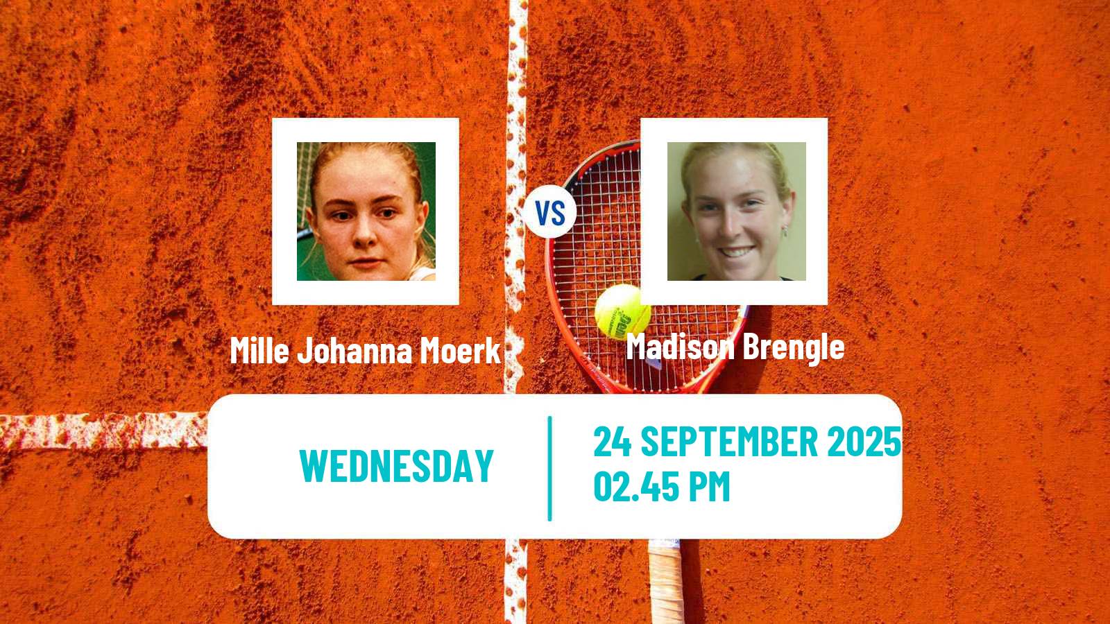 Tennis ITF W35 Berkeley Ca Women Mille Johanna Moerk - Madison Brengle