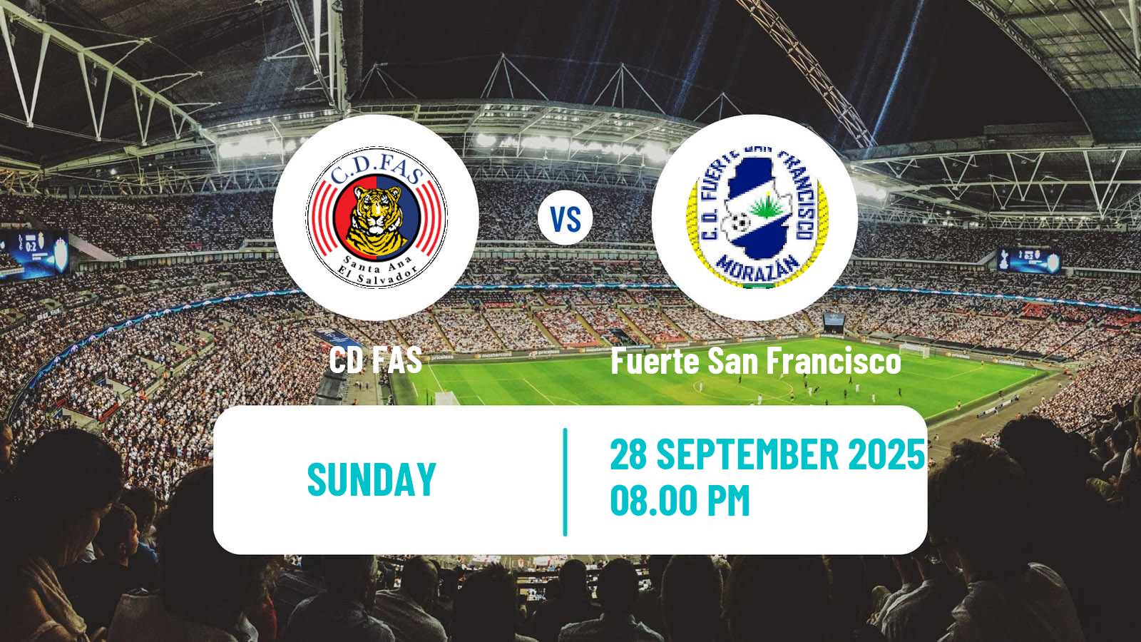 Soccer El Salvador Primera Division CD FAS - Fuerte San Francisco