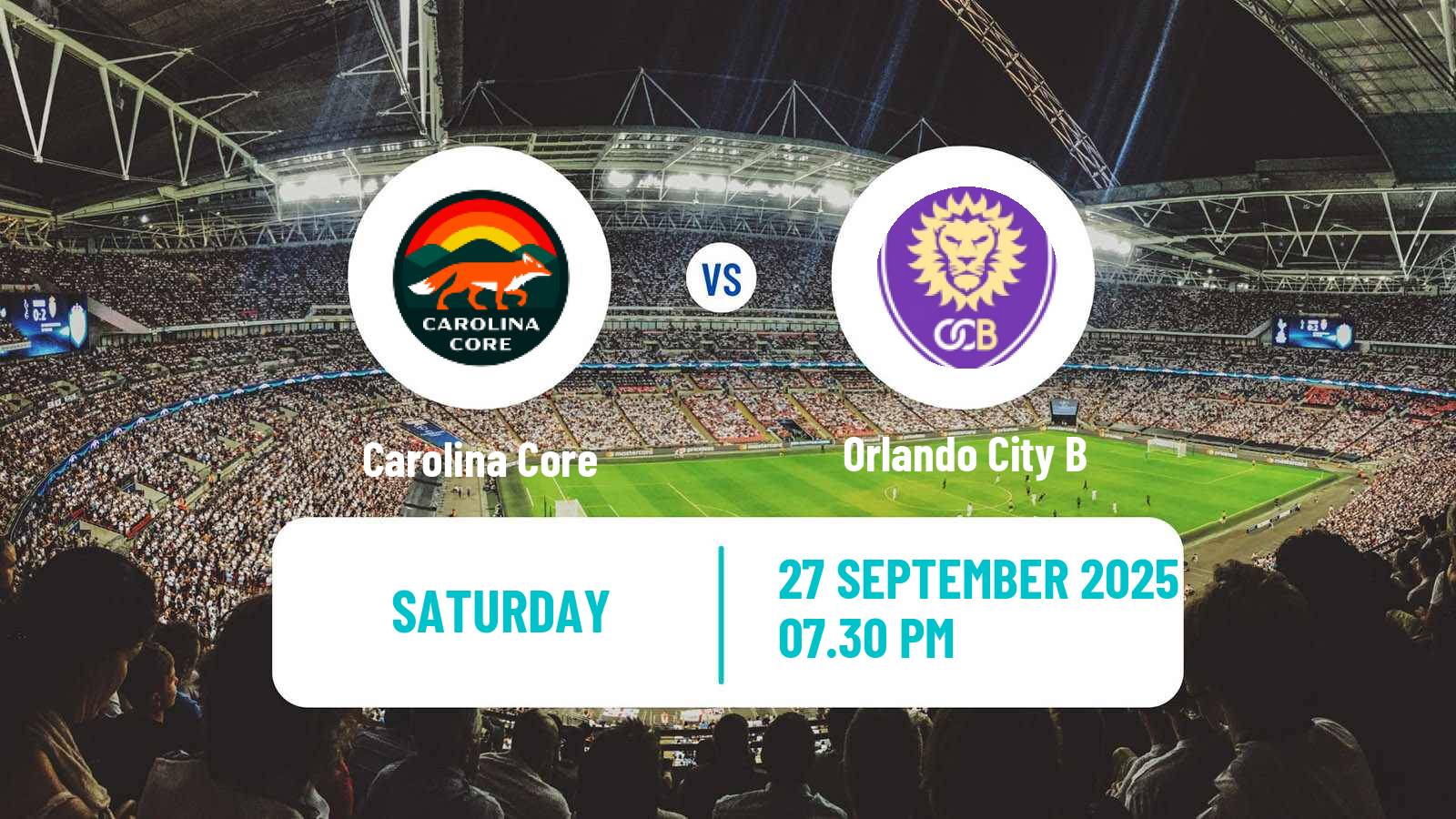 Soccer MLS Next Pro Carolina Core - Orlando City B